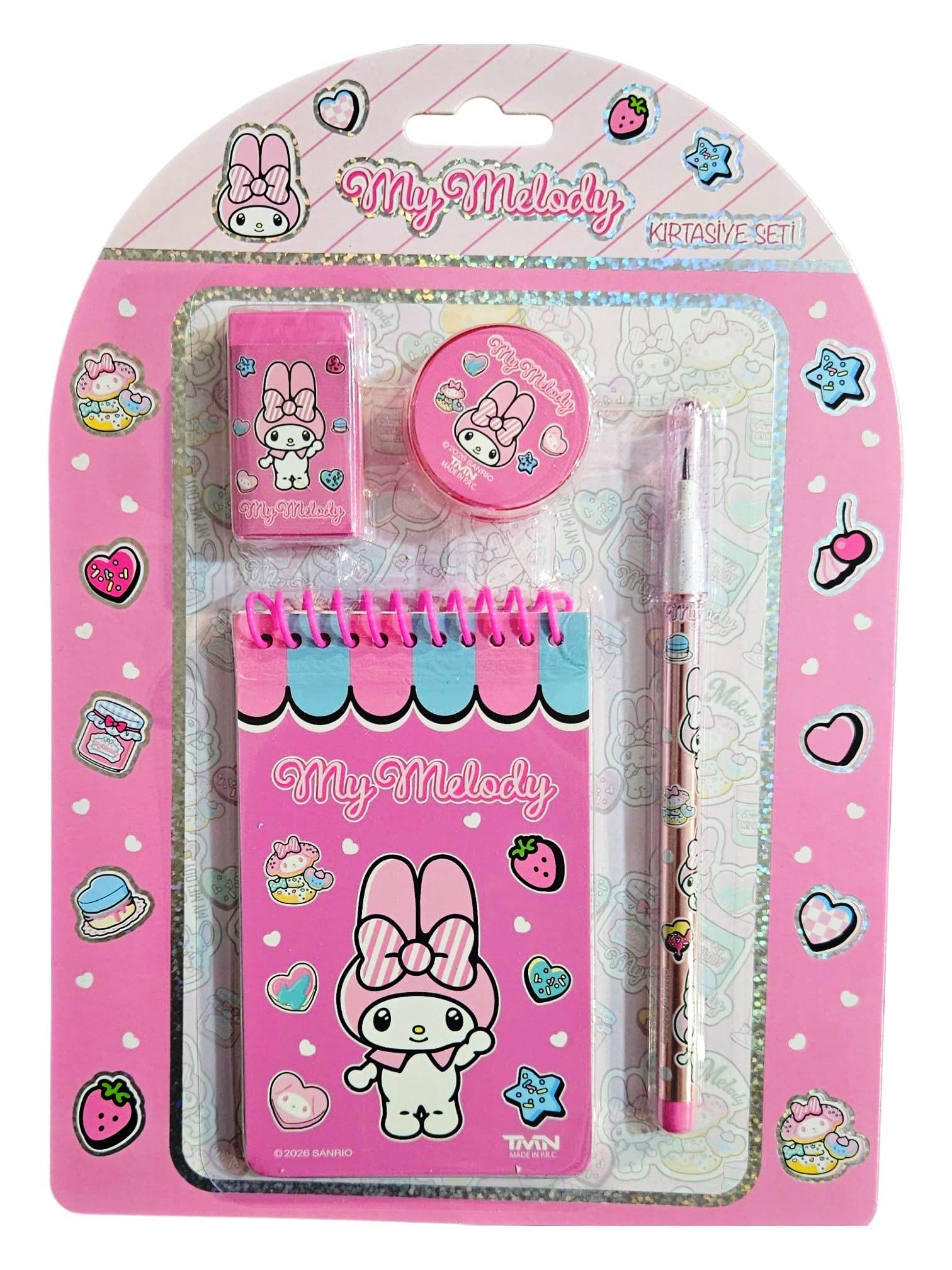 My Melody İlkokul Çantası Üçlü Set 3714