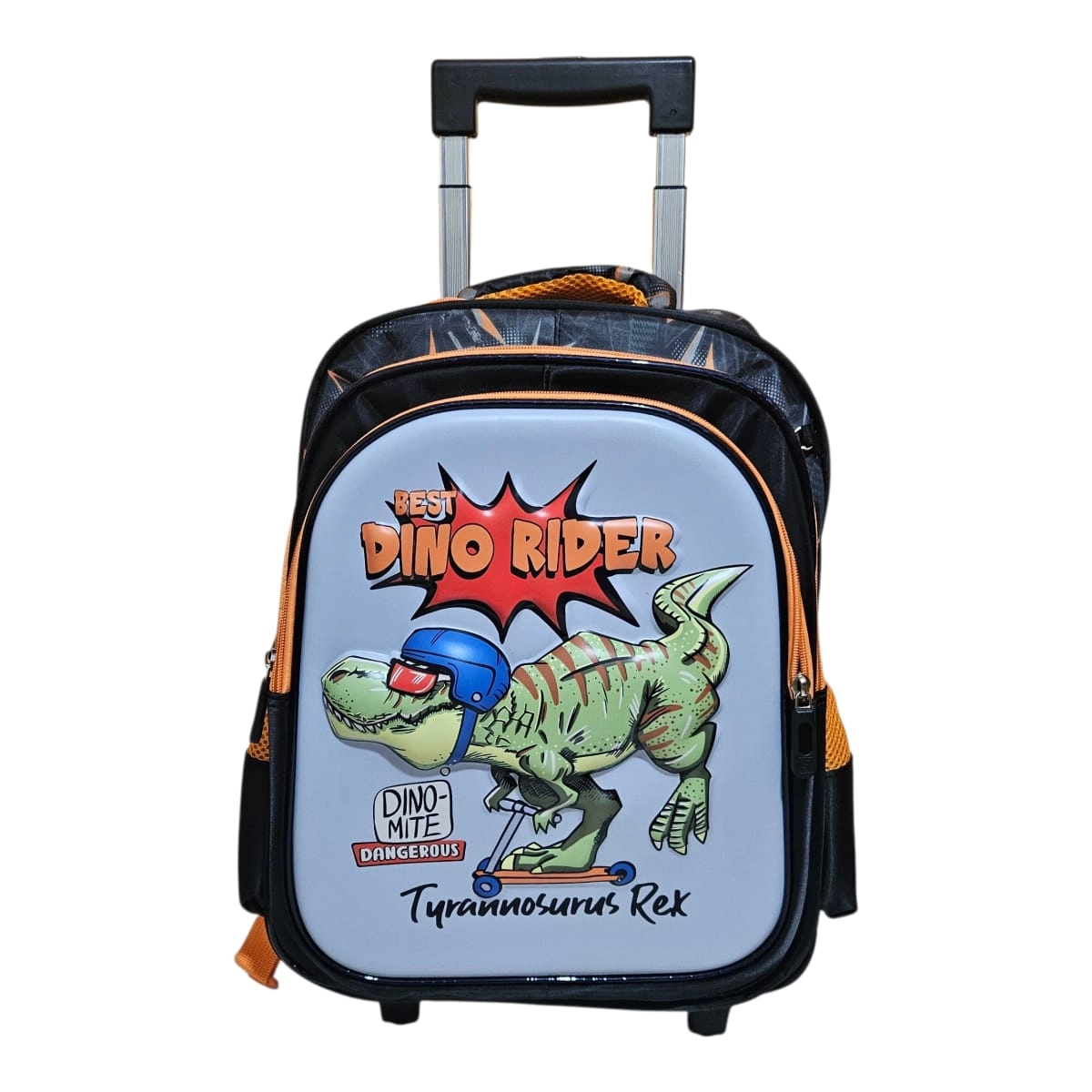 Unick Color Çekçekli İlkokul Çantası  Üçlü Set Dino Rider