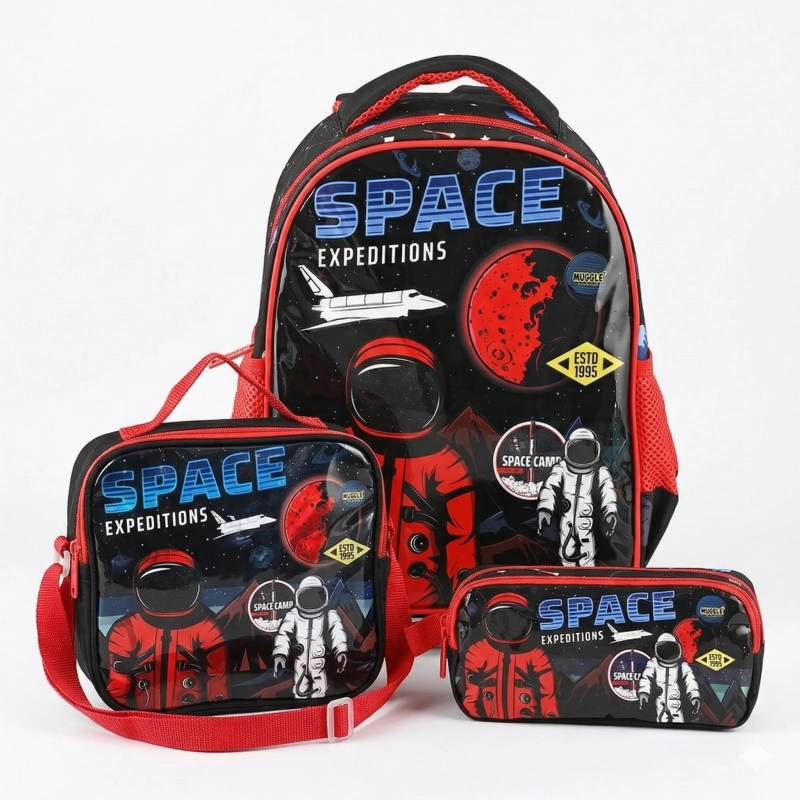 Muggle Space Expeditions Okul Çantası 4 lü Set