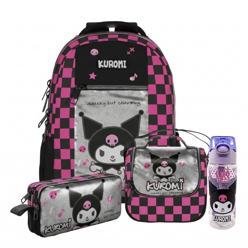 Kuromi Okul Çantası 4 lü set 3176