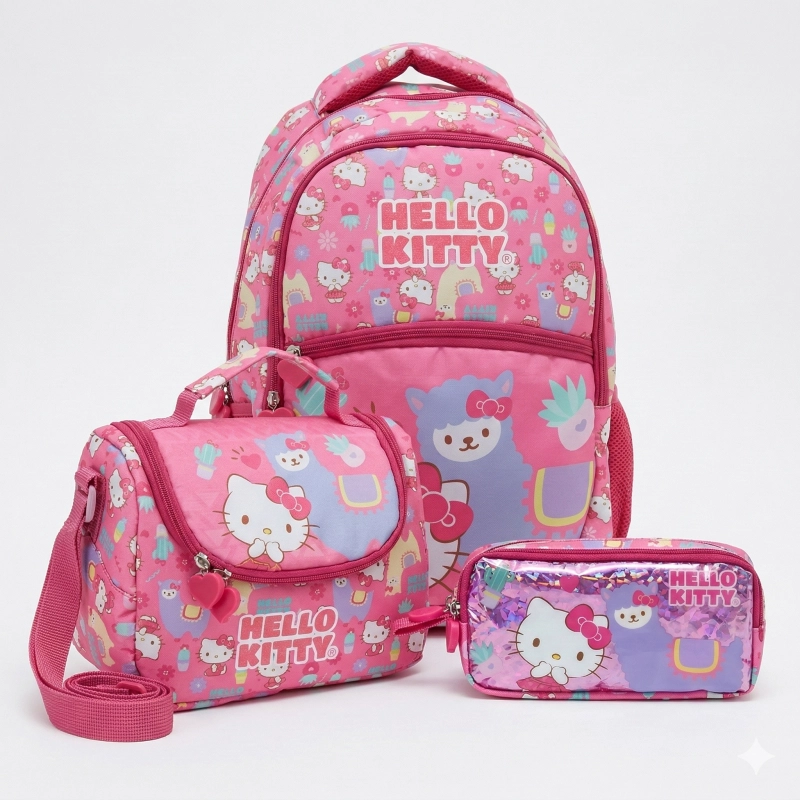 Hello Kıtty Okul Çantası 2220 3 lü set