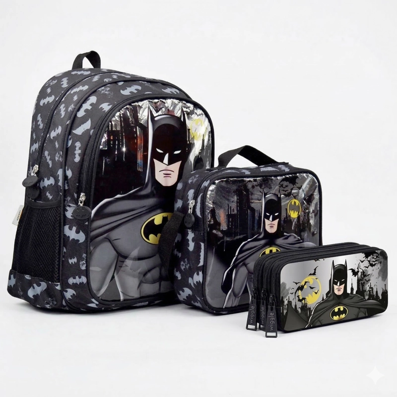 Batman İlkokul Çantası 3 lü Set 1235