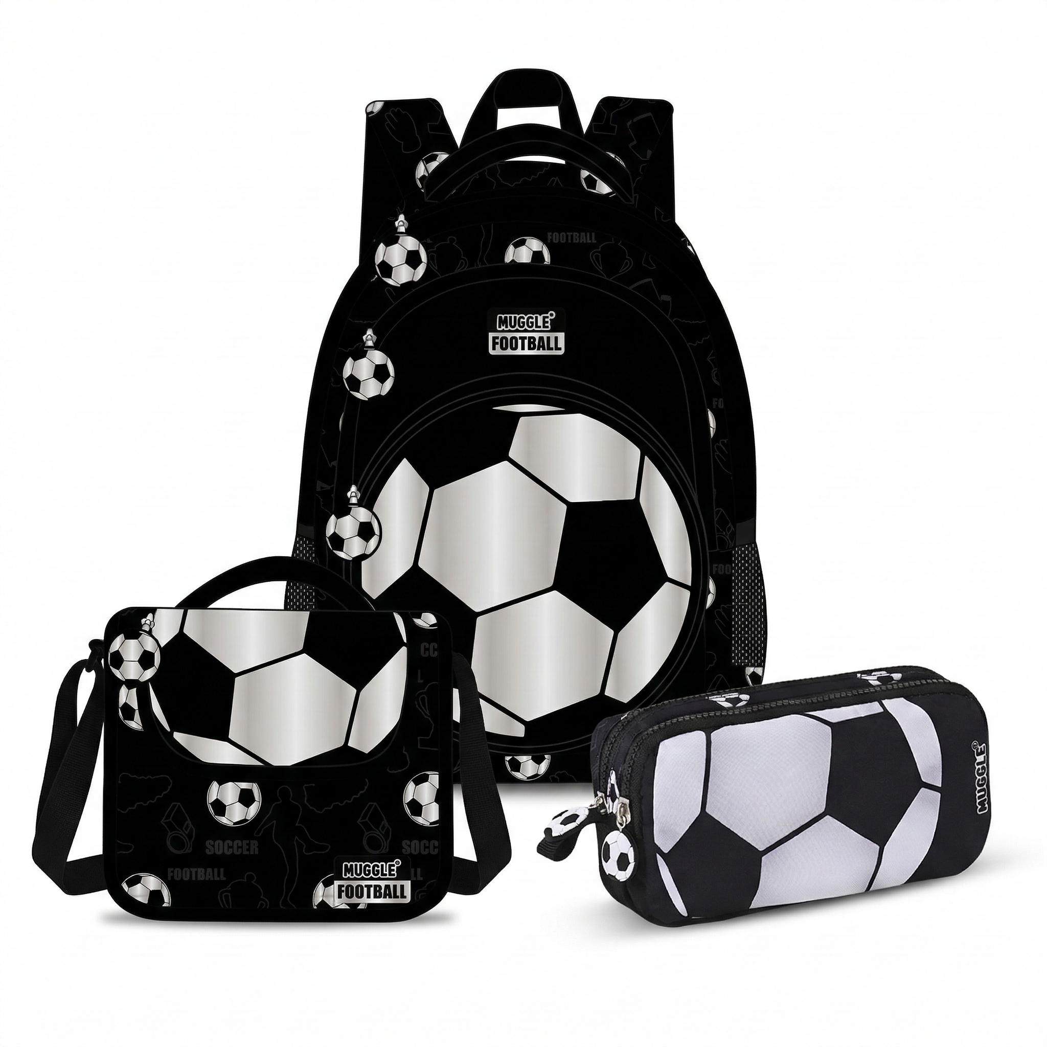 Muggle Football İlkokul Çantası 3 lü set 5874
