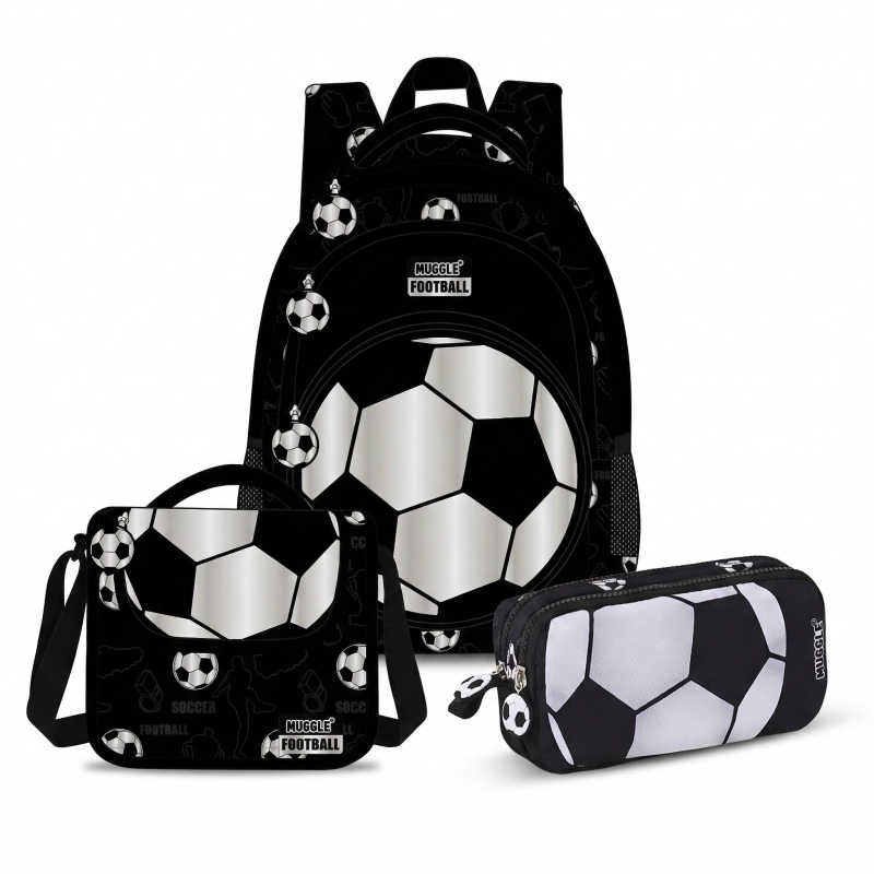 Muggle Football İlkokul Çantası 3 lü set 5874