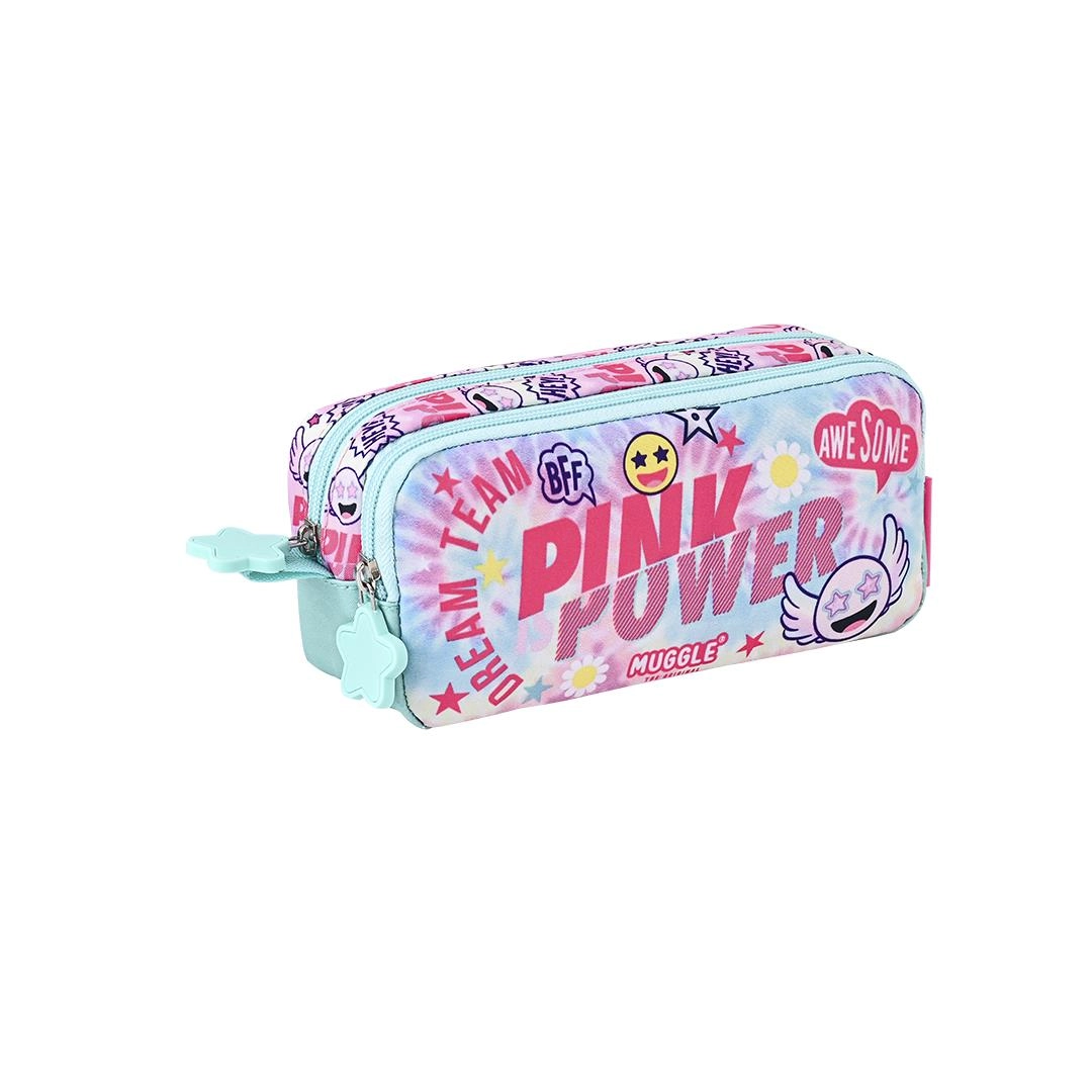 Muggle Pink Power Okul Çantası 3 lü set