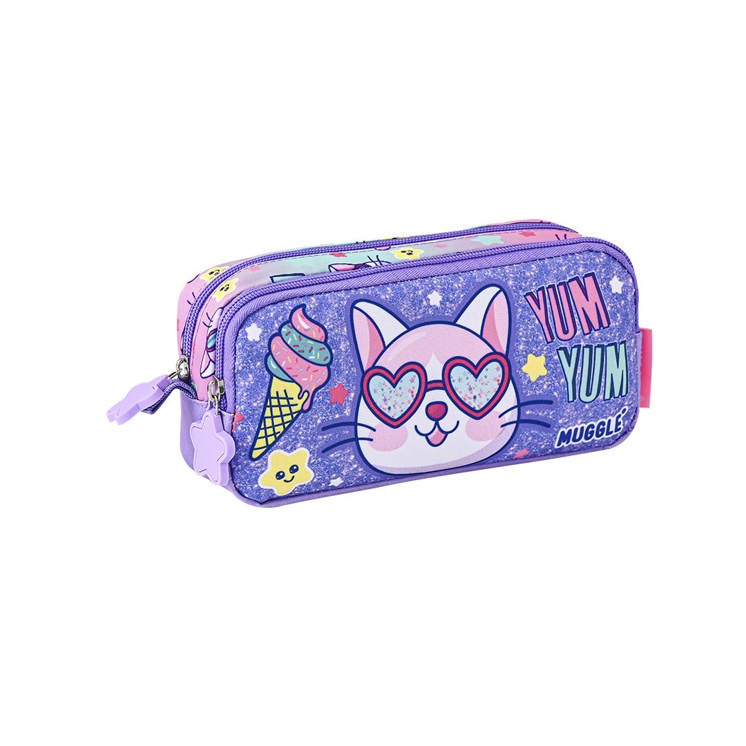 Muggle Purple Okul Çantası 3 lü set