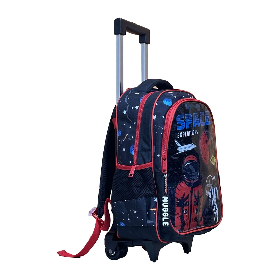 Muggle Space Expeditions Çekçekli Okul Çantası 
