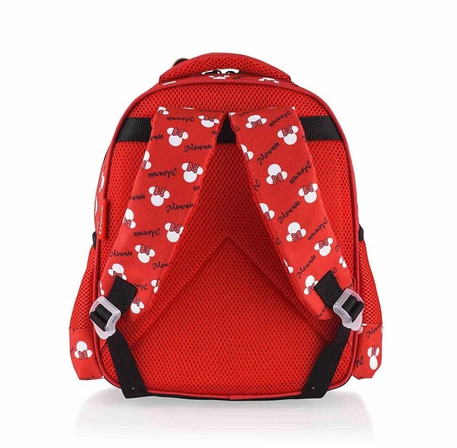Minnie Mouse Çekçekli Anaokulu Çantası 