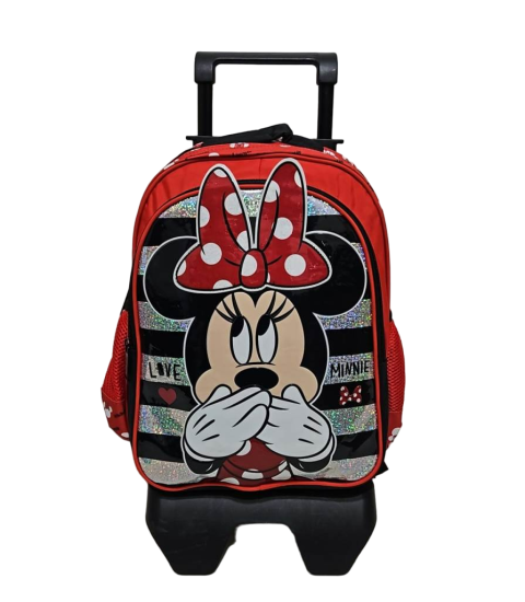 Mickey Mouse Çekçekli Okul Çantası 3 lü Set