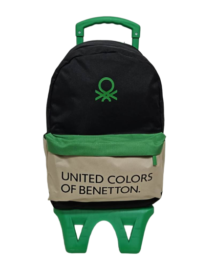 United Colors of Benetton Çekçekli Okul Çantası 