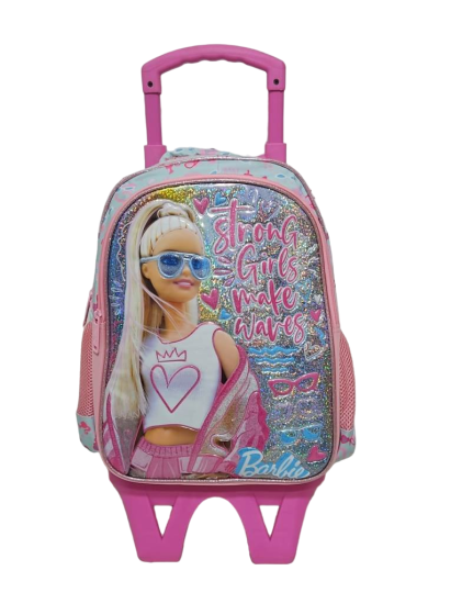 Barbie Çekçekli Okul Çantası 3 lü Set