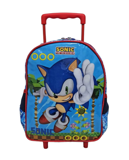 Sonic Çekçekli Anaokulu Çantası 2062