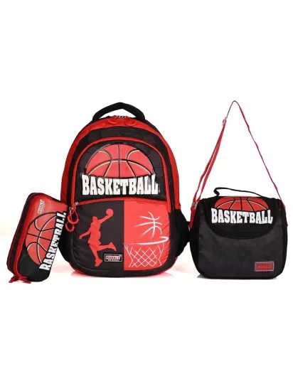 Muggle Team Basketball Okul Çantası 3 lü Set