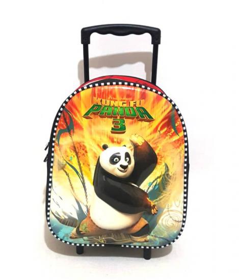 Kung Fu Panda Çekçekli Anaokulu Çantası 