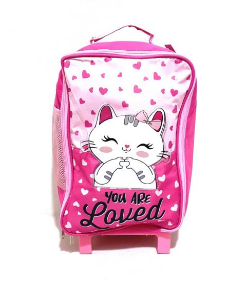 Hello Kitty Çekçekli Anaokulu Çantası 