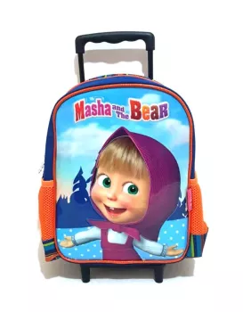 Masha and The Bear Çekçekli Anaokulu Çantası