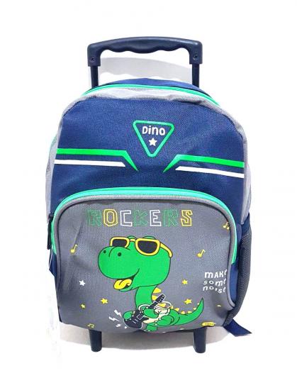 Master Pack Çekçekli Anaokulu Çantası Dinozor
