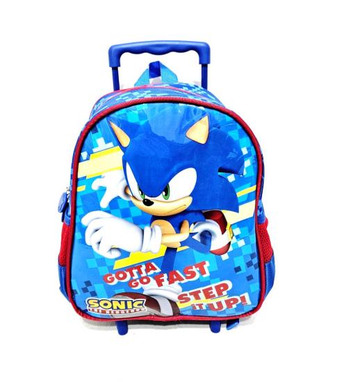 Sonic Çekçekli Anaokulu Çantası 2053