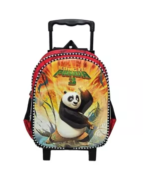 Kungfu Panda Çekçekli Okul Çantası 