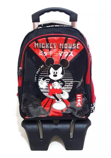 Mickey Mouse Çekçekli İlkokul Çantası 