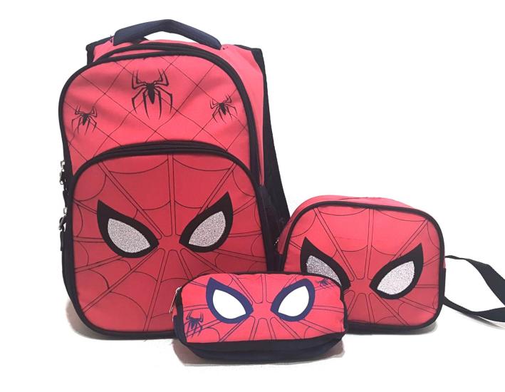 Spiderman Okul Çantası 3 lü set