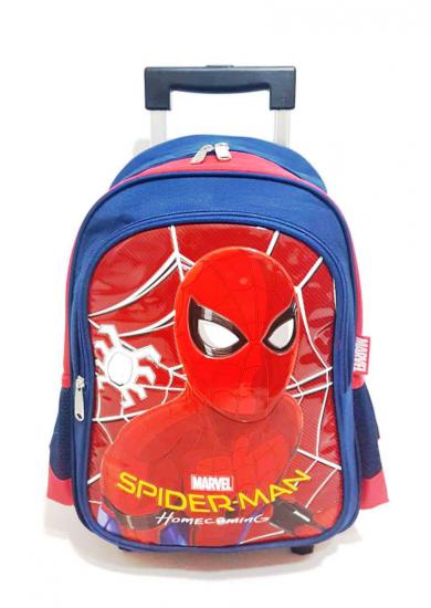 Spiderman Çekçekli Okul Çantası 