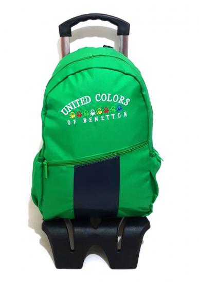 Benetton Çekçekli Okul Çantası 