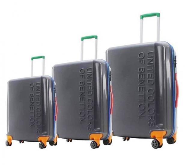 United Colors Of Benetton Polipropilen Valiz 3 lü Set 303X