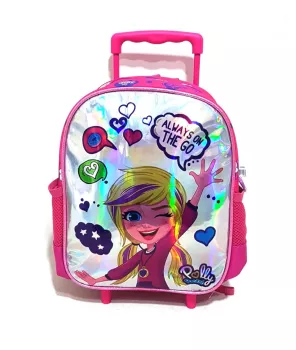 Poly Pocket Çekçekli Anaokulu Çantası 