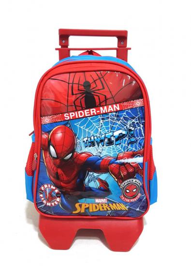 Spiderman Çekçekli Okul Çantası 5683