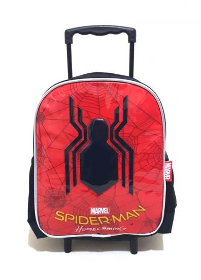 Spiderman Çekçekli  Anaokulu Çantası 95319