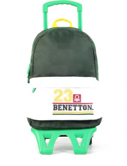 Benetton Çekçekli Okul Sırt Çantası 