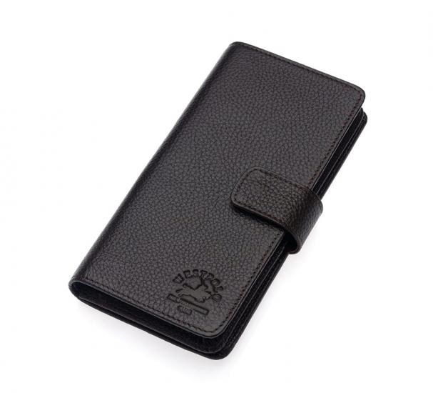 Westpolo Unisex Telefon Bölmeli Deri El Portföyü