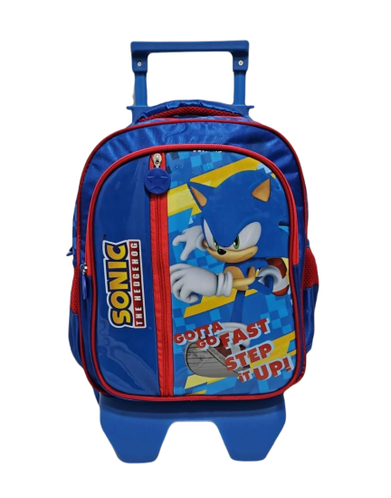 Sonic Çekçekli Okul Çantası 2052