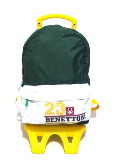 Benetton Çekçekli Okul Sırt Çantası 
