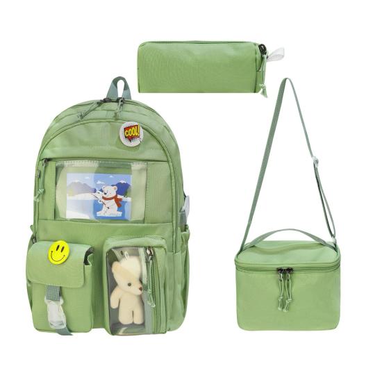 Master Pack İlkokul Çantası 3 lü Set Kore Modeli