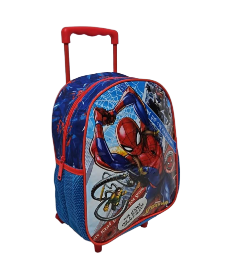 Spiderman Çekçekli  Anaokulu Çantası 