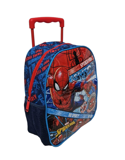 Spiderman Çekçekli  Anaokulu Çantası 