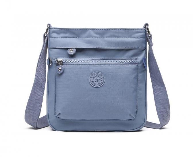 Smart Bags Kadın Postacı Çantası Krinkıl Kumaş 3162 Jeans Blue