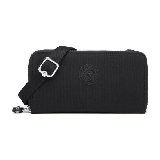 Smart Bags Çapraz Askılı Cüzdan Çanta Krinkıl Kumaş 3174 Siyah