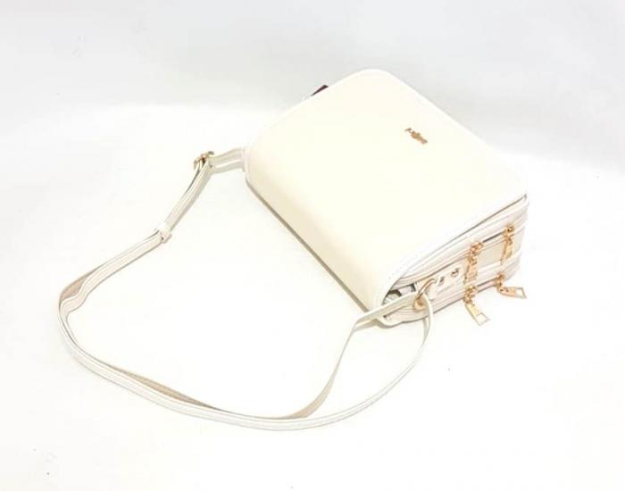 Sellini Çapraz Askılı Kadın Çantası 027 Krem Sedef