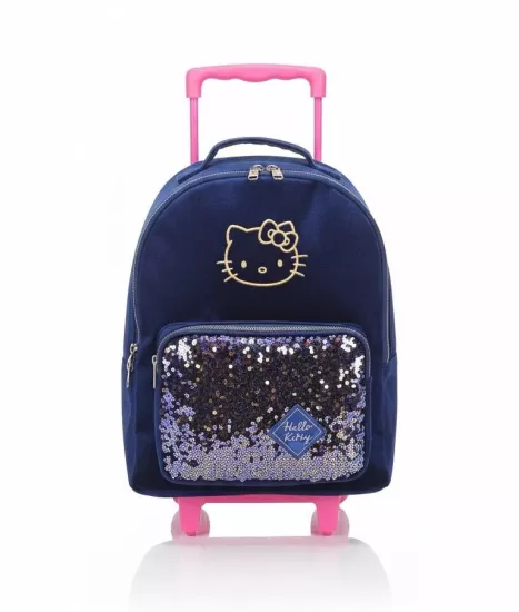 Hello Kitty Çekçekli Anaokulu Çantası 