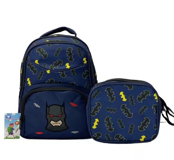 Master Pack Batman Çekçekli Okul Çantası İkili Set 