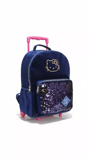 Hello Kitty Çekçekli Anaokulu Çantası 