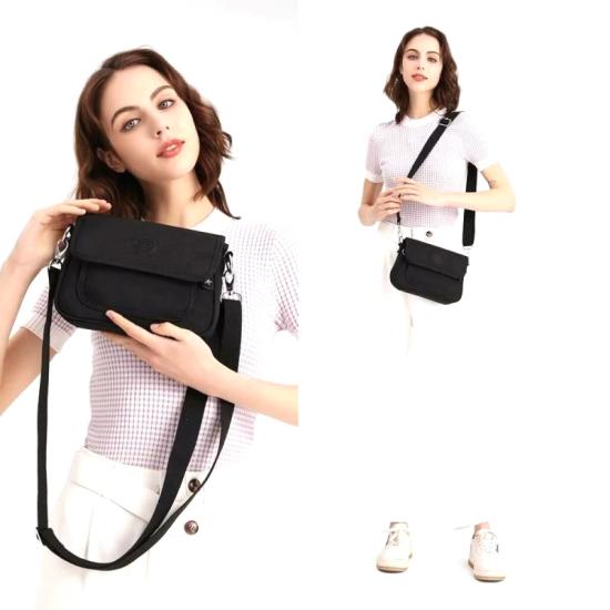 Smart Bags Kadın Postacı Çantası Krinkıl Kumaş 3186 