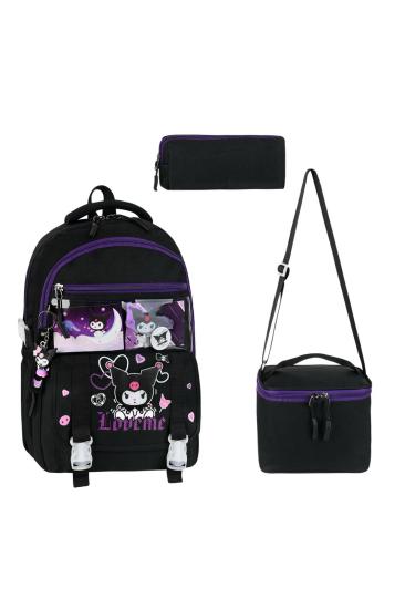 Master Pack İlkokul Çantası 3 lü Set Kuromi