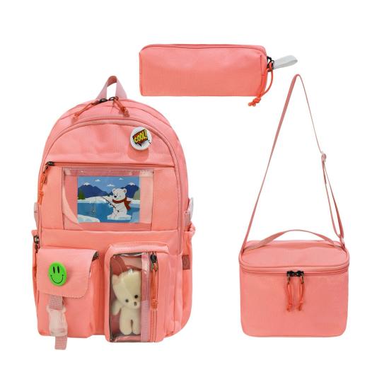Master Pack İlkokul Çantası 3 lü Set Kore Modeli