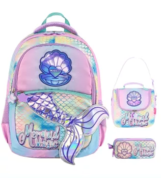 Muggle Mermaid Magic İlkokul Çantası 3 lü set