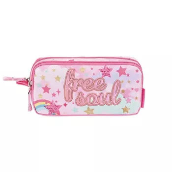 Muggle Glitter Rainbow Kalem Çantası 9061