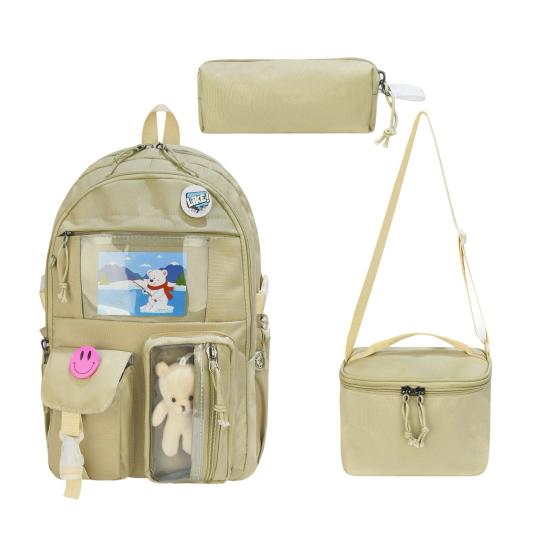 Master Pack İlkokul Çantası 3 lü Set Kore Modeli